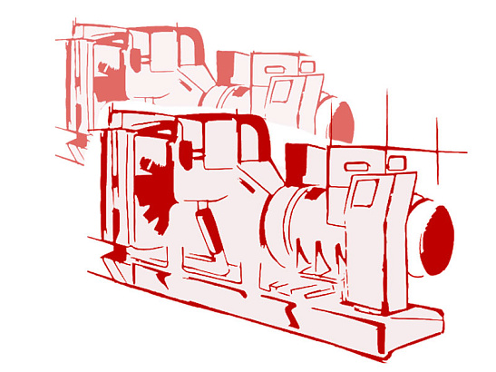 Высоковольтный дизельный энергоцентр ЭТРО  АД 2000-Т10500 изготовлен на базе двигателя Cummins для постоянного и резервного электроснабжения