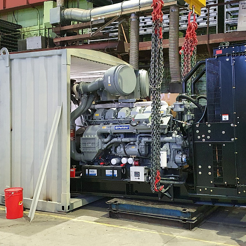 Дизельная электростанция 1000 кВт при установке ее в контейнер