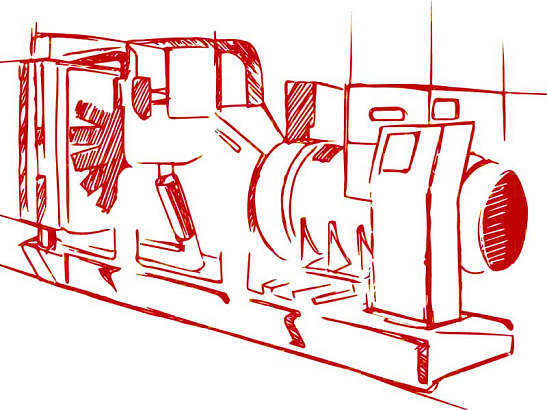 Дизельная электростанция ЭТРО  АД 1450-Т6300 изготовлена на базе двигателя MTU 12V4000G63 для постоянного и резервного электроснабжения